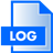 LOG File Extension Icon 48x48 png